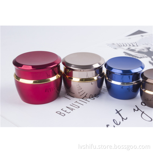Easy Cleaning Anodized Aluminum Cream Bottle